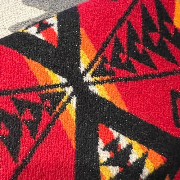 SOLD **Wallet Wool Indian Saddle blanket southwestern tribal - Picture 4 of 11